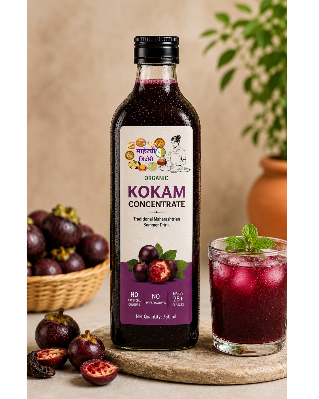 Kokam Sharbat from Maherchi Shidori: A Taste of Maharashtra’s Tradition Summer Cooler.